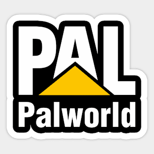 Palworld Logo Mashup Sticker